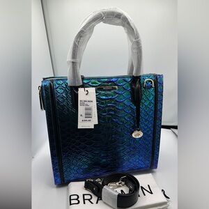 Brahmin large Carolina emerald lulia genuine leather 11,5 x10,5 x 5